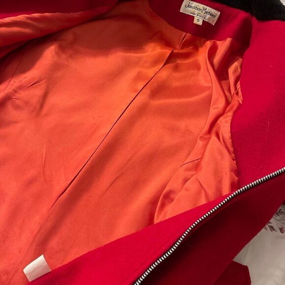 Jonathan Michael Vintage Wool Faux Fur collar - Picture 13 of 14